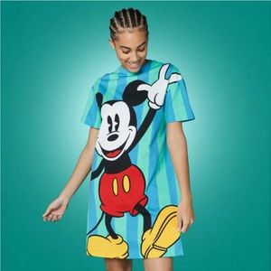 NWT Mickey T Shirt Dress Size Large OFFICIAL DISNEY